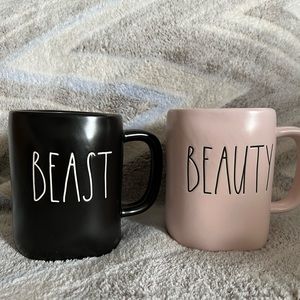 Rae Dunn Beauty and Beast Mug set ☕️